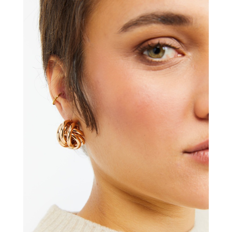 Draco pendientes redondos