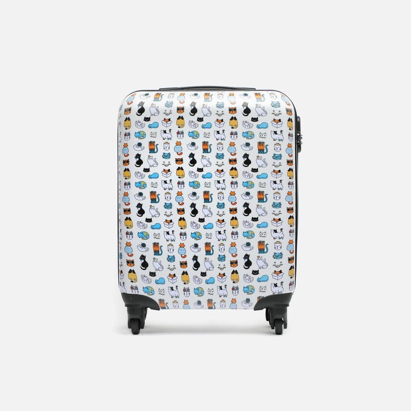 Mimitu maleta pequea rgida estampada