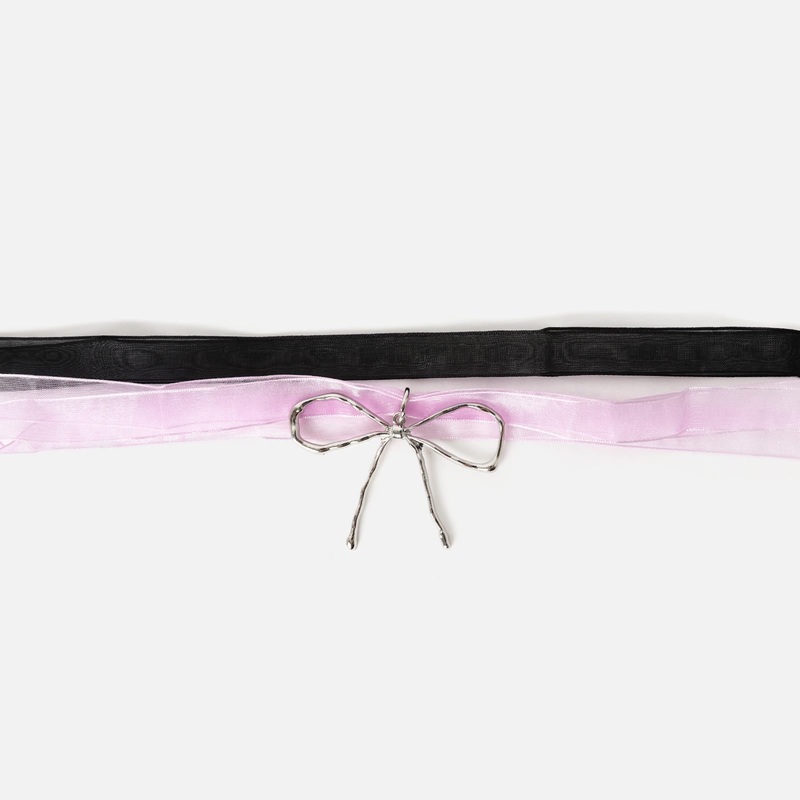 Nereida collar tipo choker con lazo