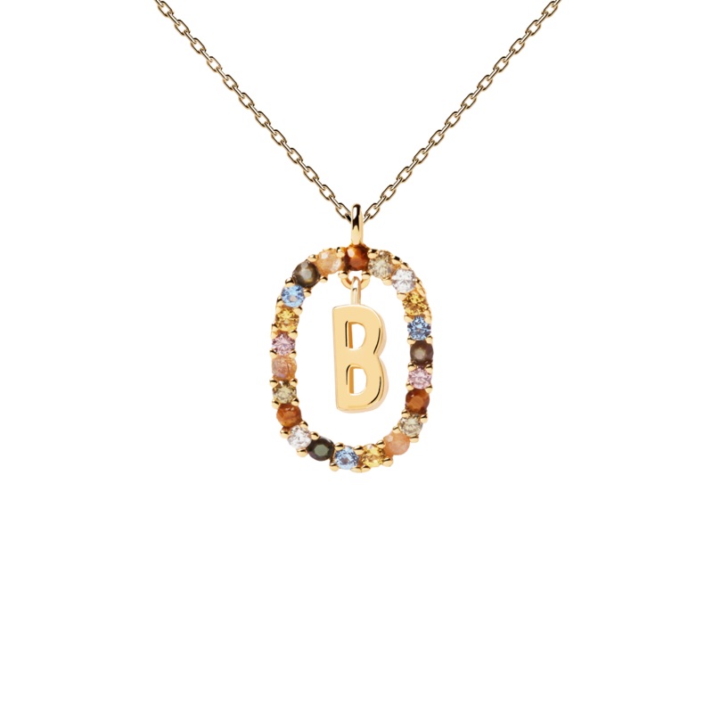 PDPAOLA Letter Necklace - B