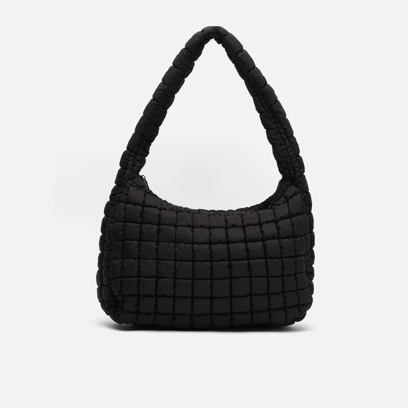 Pilou bolso hobo grande acolchado en nylon