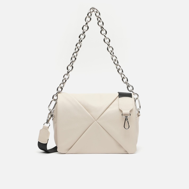 Tarifa bolso bandolera con solapa y doble asa