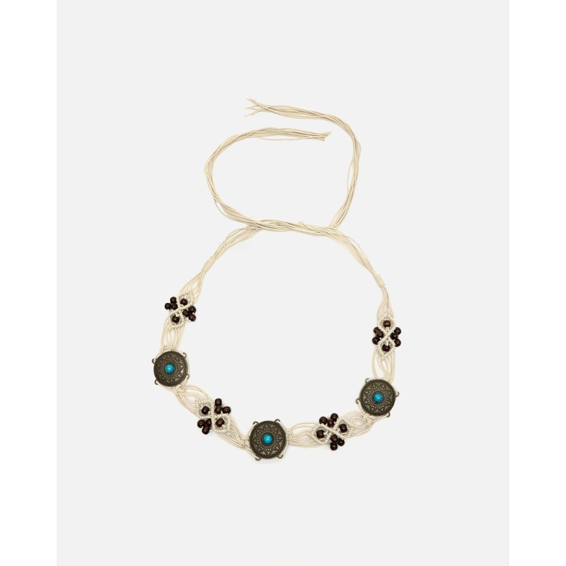 Varia cinturn boho de cuerdas con detalles