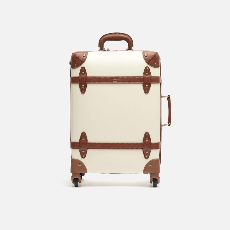 Vintage maleta pequea rgida