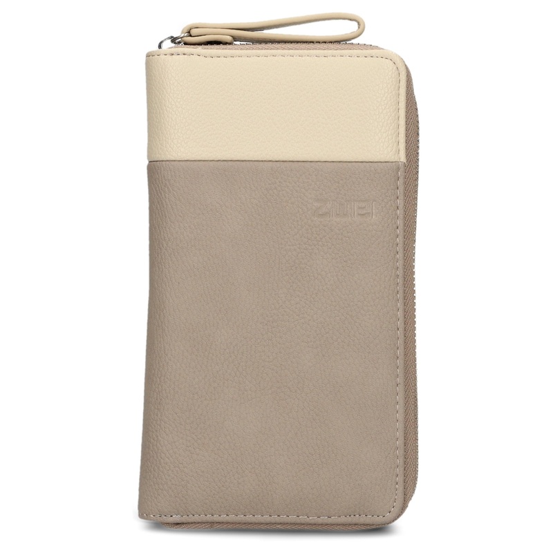 zwei Eva EV2 - Geldbrse 15cc 19 cm (nubuk-cappuccino)