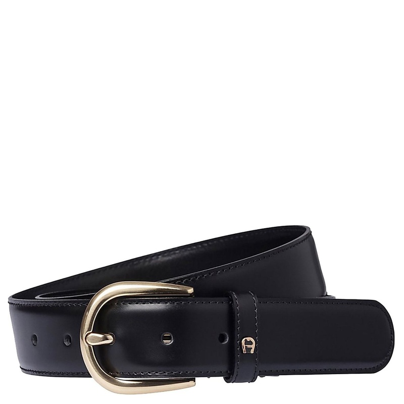 Aigner Basic Belt - Grtel 35 mm S-Schliee (black, 110)