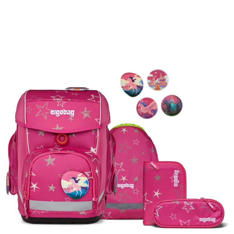 Ergobag Cubo - Schulranzen Set 5tlg. Modell 2025 (SternzauBr)