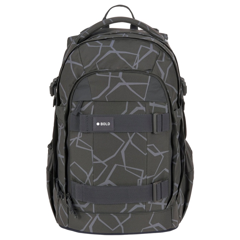 Lssig Bold Origin - Schulrucksack 46.5 cm (Edges Grey)