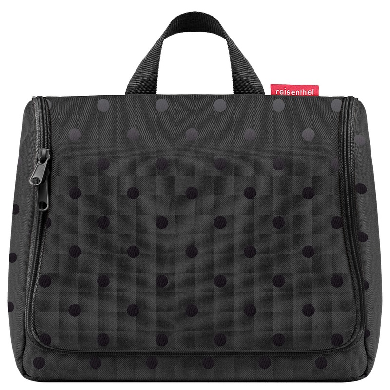 reisenthel cosmetics toiletbag XL - Kulturbeutel 28 cm (glossy dots black)