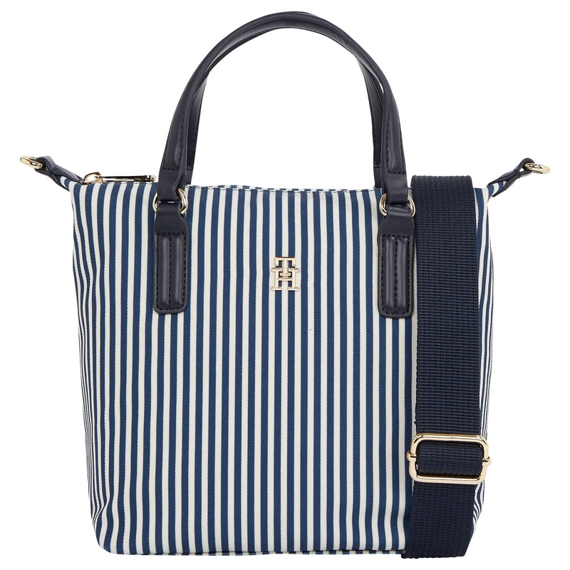 Tommy Hilfiger Poppy Summer - Henkeltasche S 29 cm (space blue stripe)