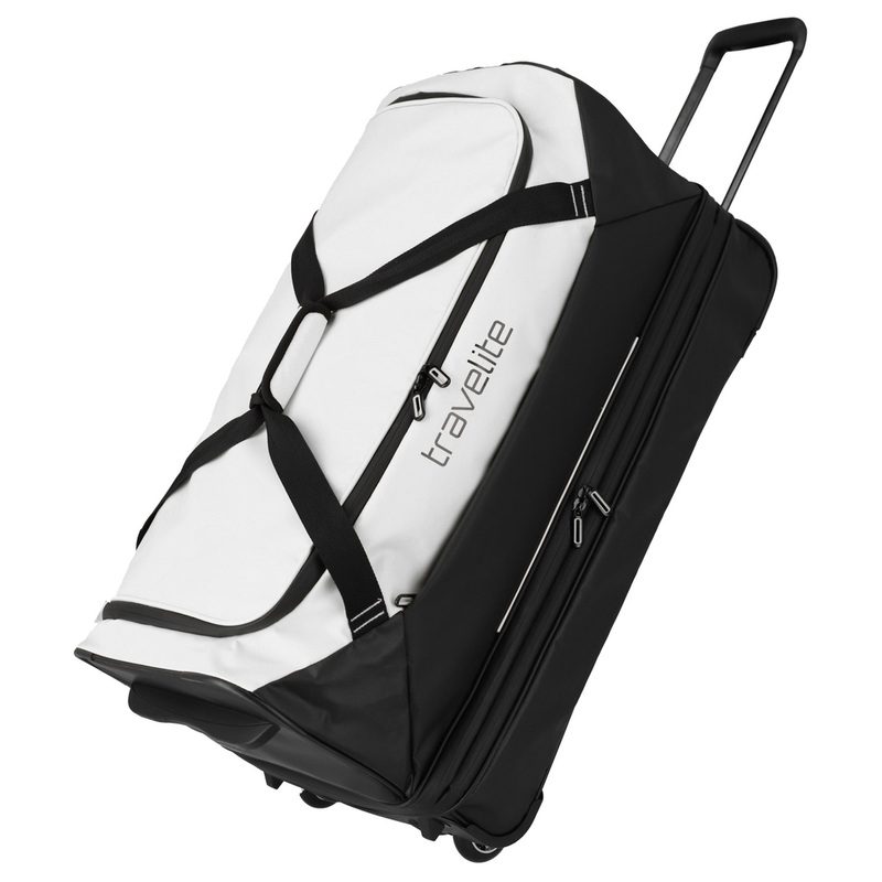 Travelite Basics - Rollenreisetasche Plane 98/119L 70 cm erw. (wei)