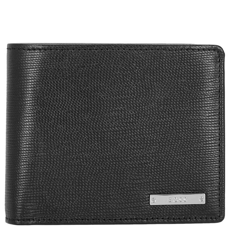 BOSS Gallery 4cc - Herrengeldbrse Leder 12 cm (black)