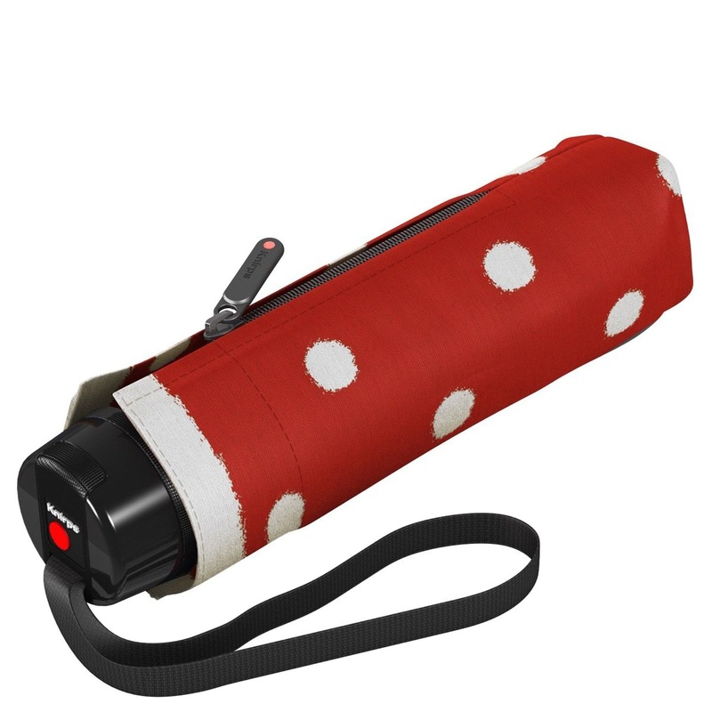 Knirps T.020 Small Manual - Taschenschirm Regenschirm (dot art red)