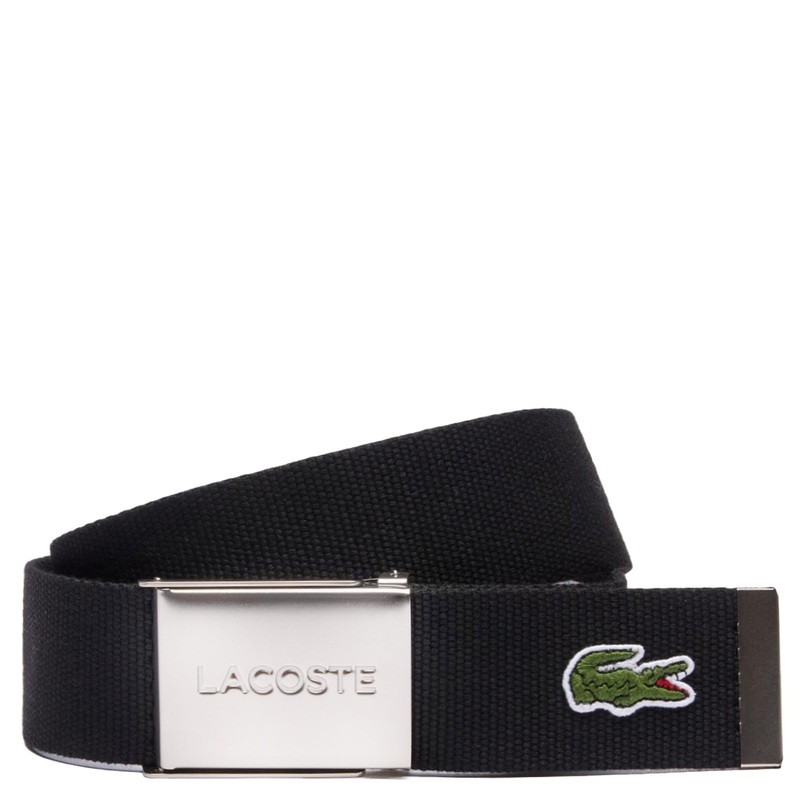 Lacoste L.12.12 Concept - Grtel 4 cm (black, 90 cm)
