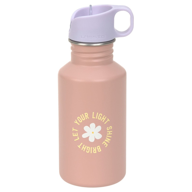 Lssig Bottle Stainless Pattern Party Edelstahl - Trinkflasche 500 ml (rose/lilac)