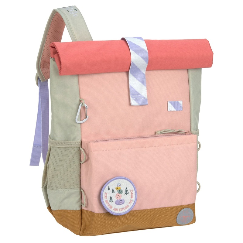 Lssig Sunny Explorer - Rolltop Kinderrucksack Medium 39 cm (rose/pink)