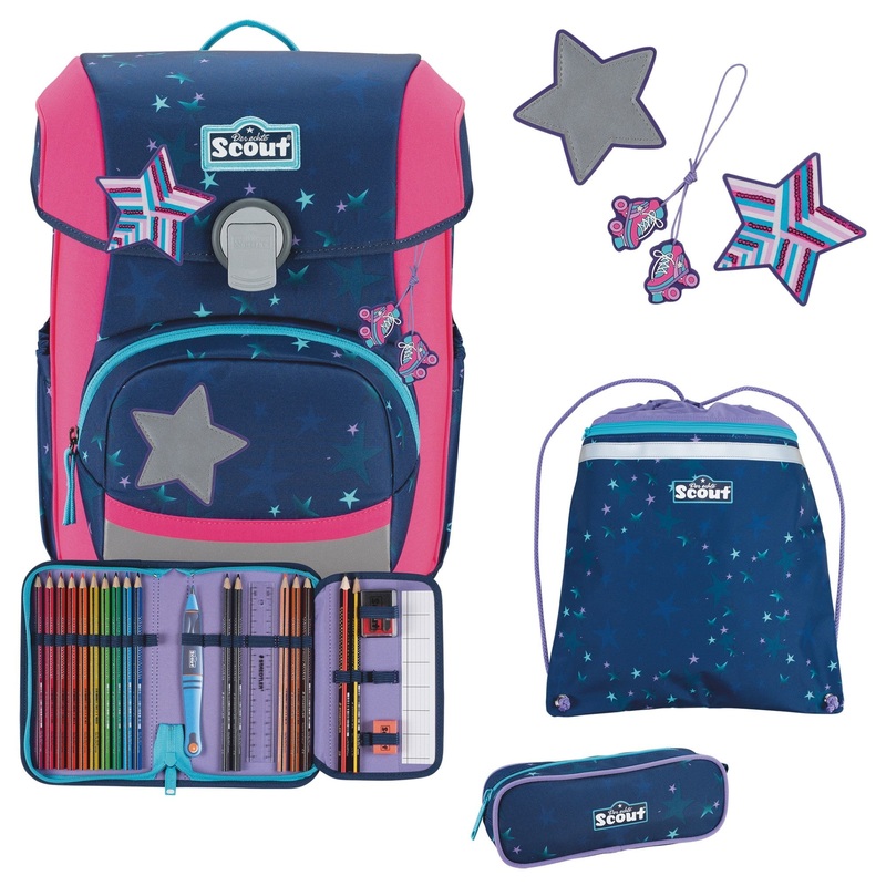 Scout Neo DIN - Schulranzen Set 4tlg. (Pretty Star)