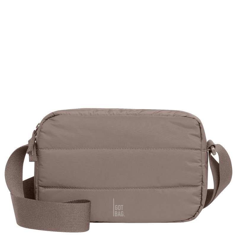 GOT BAG Puffer Monochrome Crossbody Bag - Umhngetasche 23 cm (oyster)