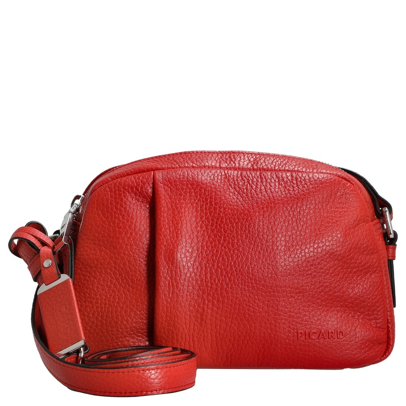 Picard Pure - Umhngetasche 21 cm Rindsleder (lipstick)