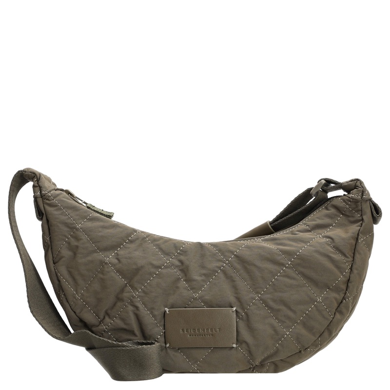 Seidenfelt Hetta Halfmoon - Schultertasche 30 cm (khaki)