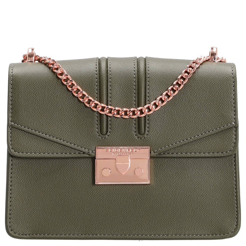 Seidenfelt Roros - Schultertasche 21 cm (forest green)