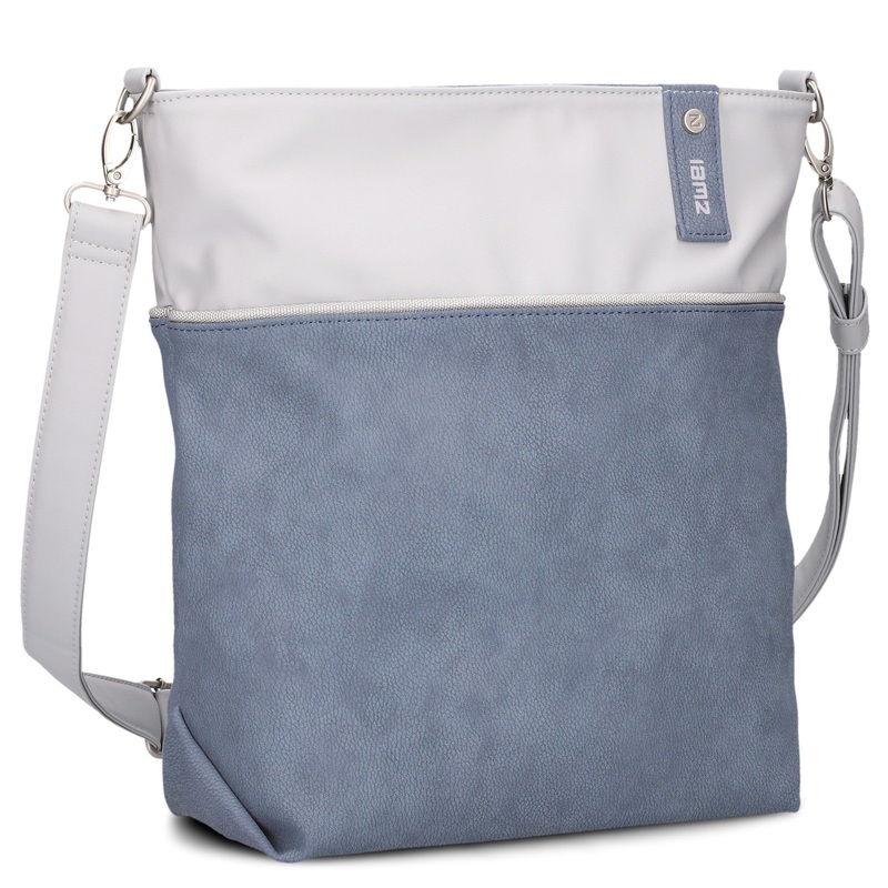 zwei Jana J12 - Schultertasche 33 cm (nubuk-sky)