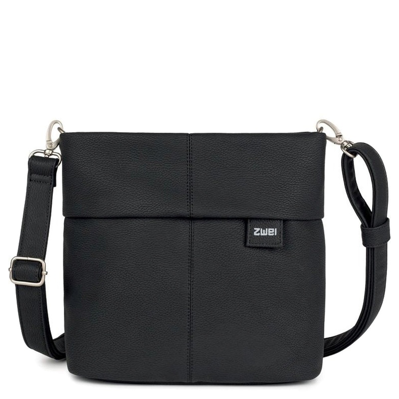 zwei Mademoiselle M8 - Schultertasche 25 cm (nubuk-black)