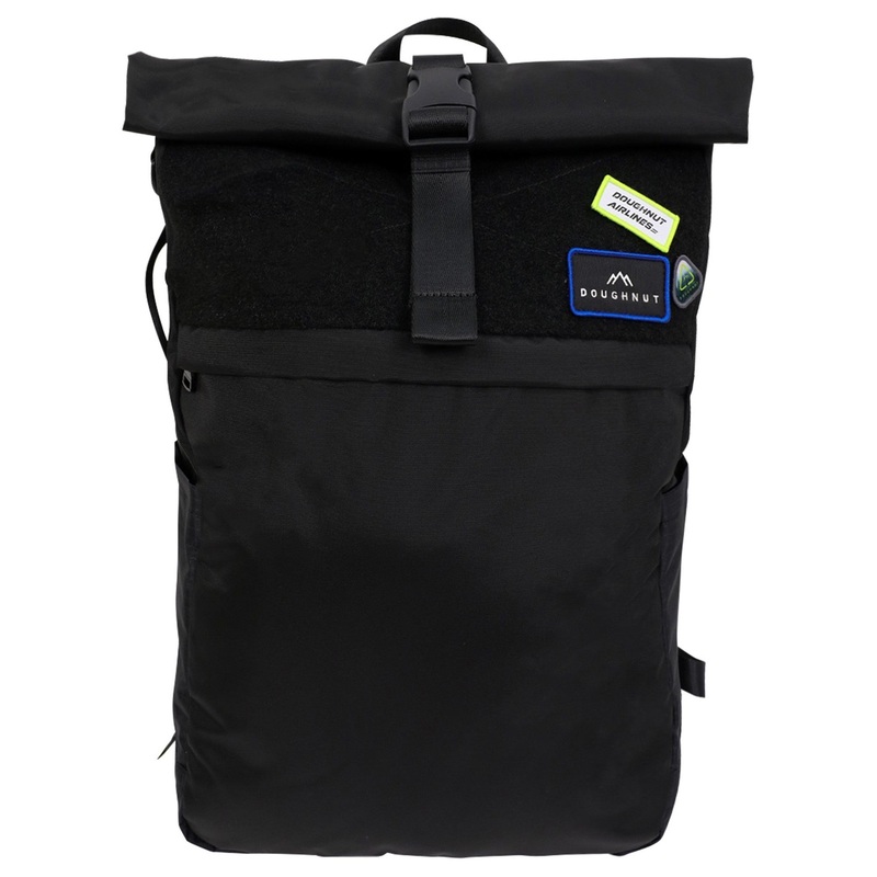 Doughnut Jetpack Airlines 22 - Rolltop Rucksack 48-68 cm erw. (black)