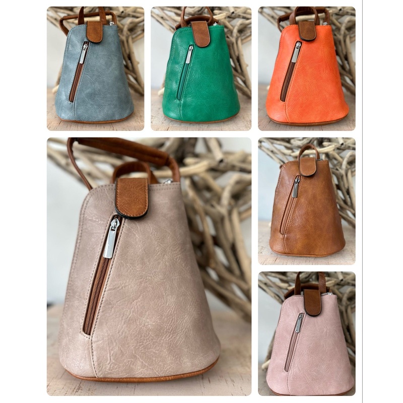 Small Convertible Rucksack / Backpack / Crossbody Bag / Handbag