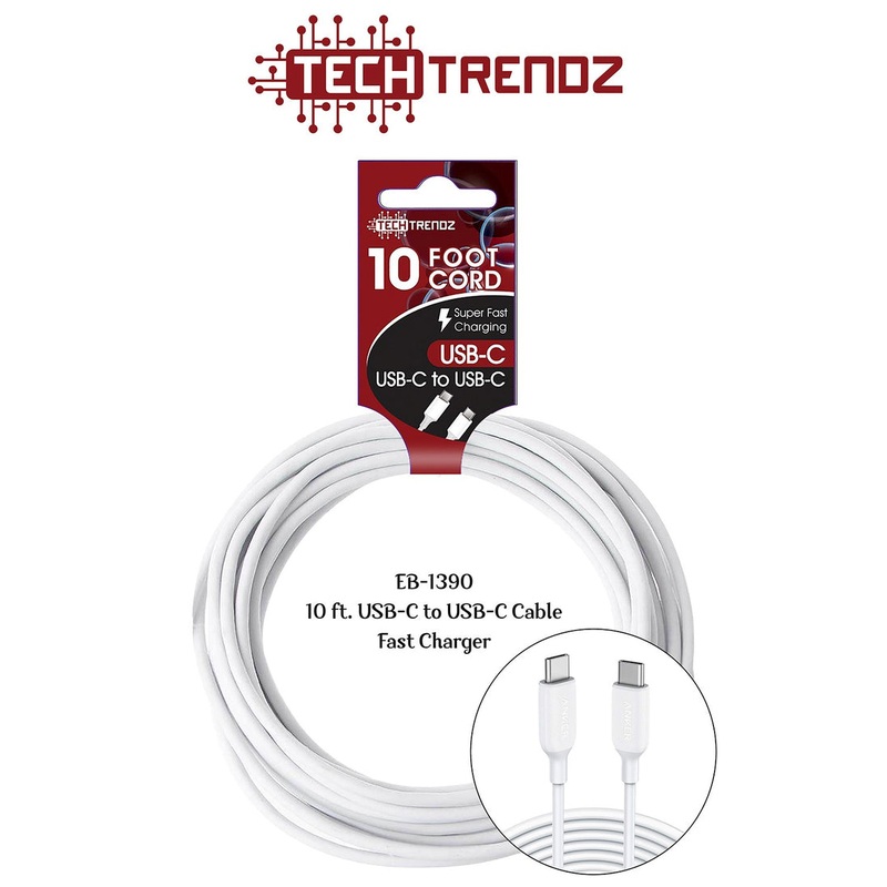 10ft Cable USB-C to USB-C