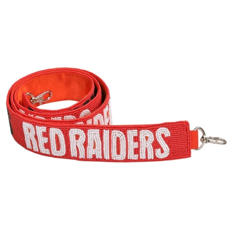 Collegiate Beaded Strap Texas Tech