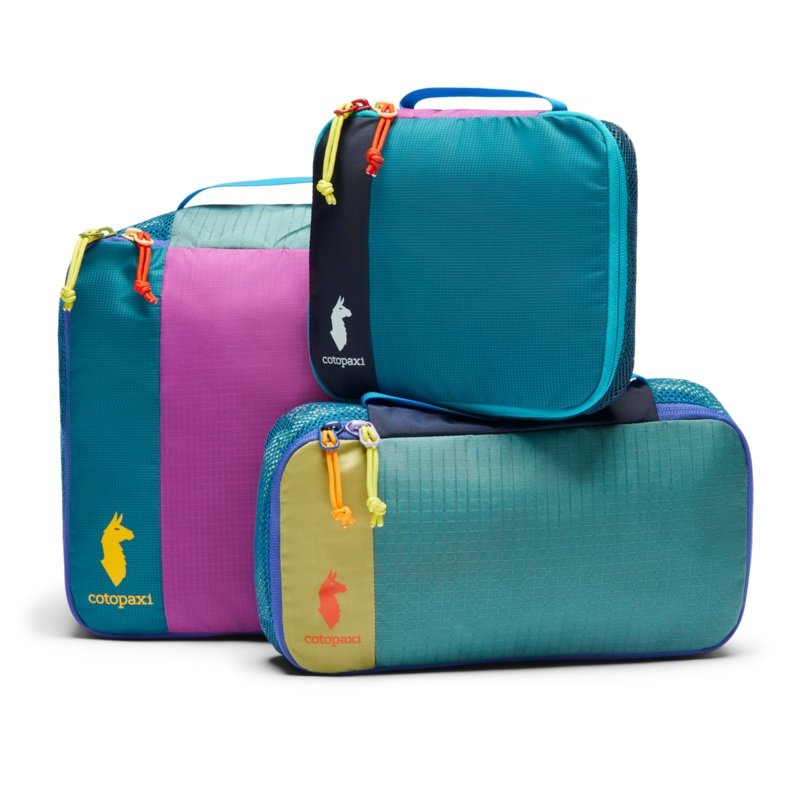 Del Dia Cubo Packing Cube Set of 3: 10L, 3L, 2L - assorted colors S25
