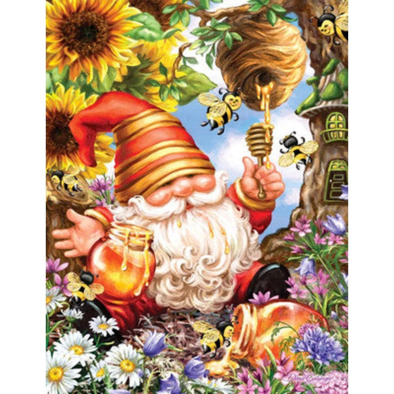 Gnome Worries Bee Happy Puzzle