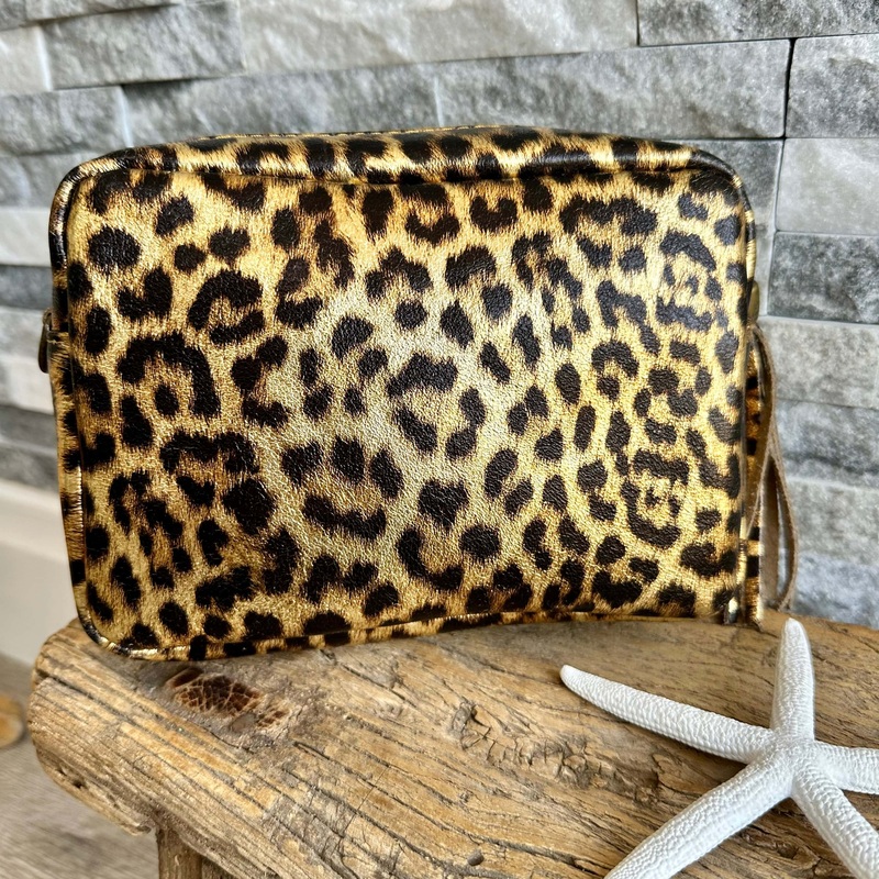 Italian Genuine Soft Leather Soft Camera Bag , Crossbody