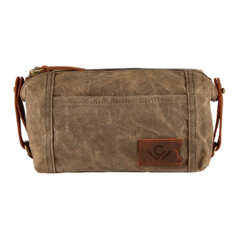 Waxed Canvas Dopp Kit