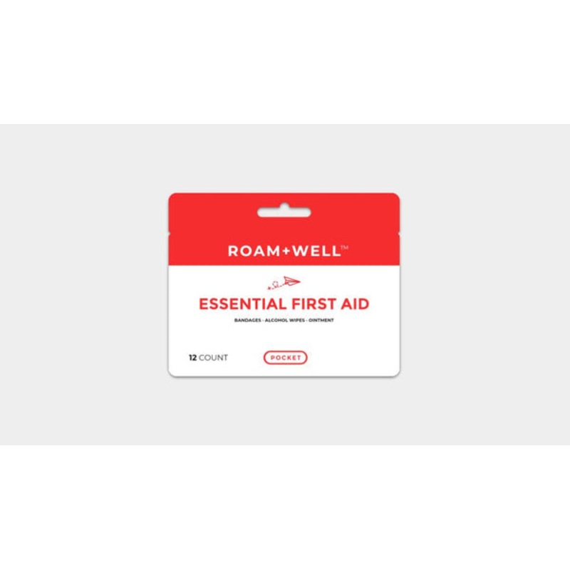 Roam+Well Essential First Aid 12-count