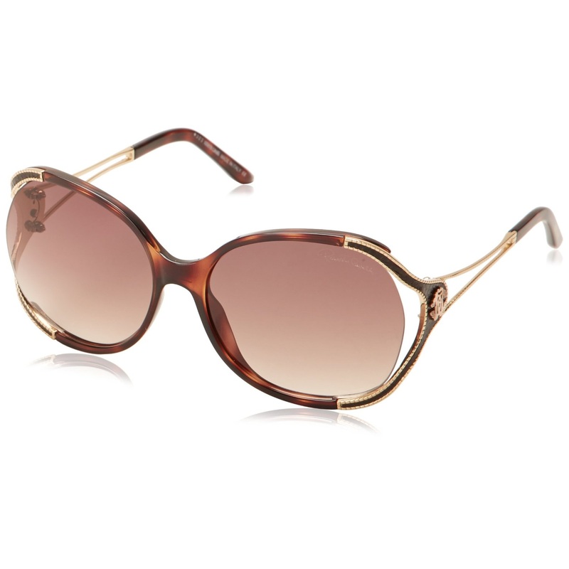 Roberto Cavalli Clerodendro Round Oversized Sunglasses