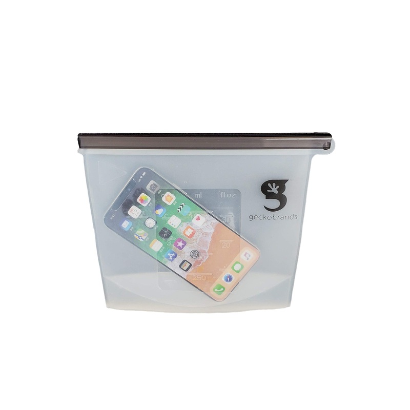Geckobrands Waterproof Silicone Pouch - Set of 2