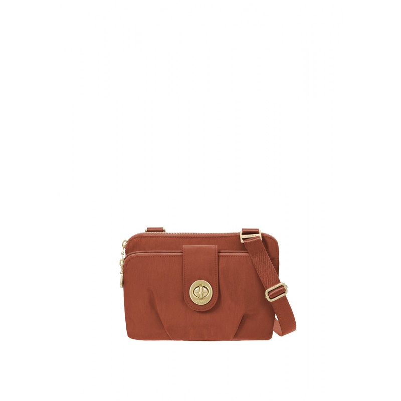 Baggallini Toronto Double Zip Crossbody