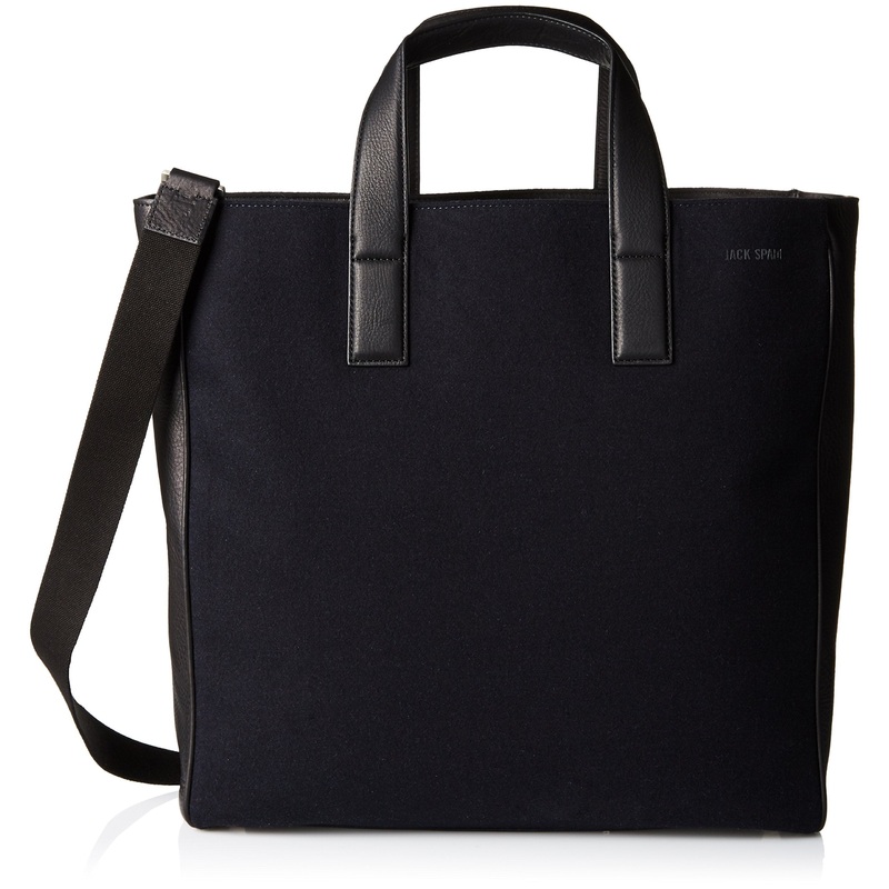 Jack Spade Kahn Wool Leather Tote