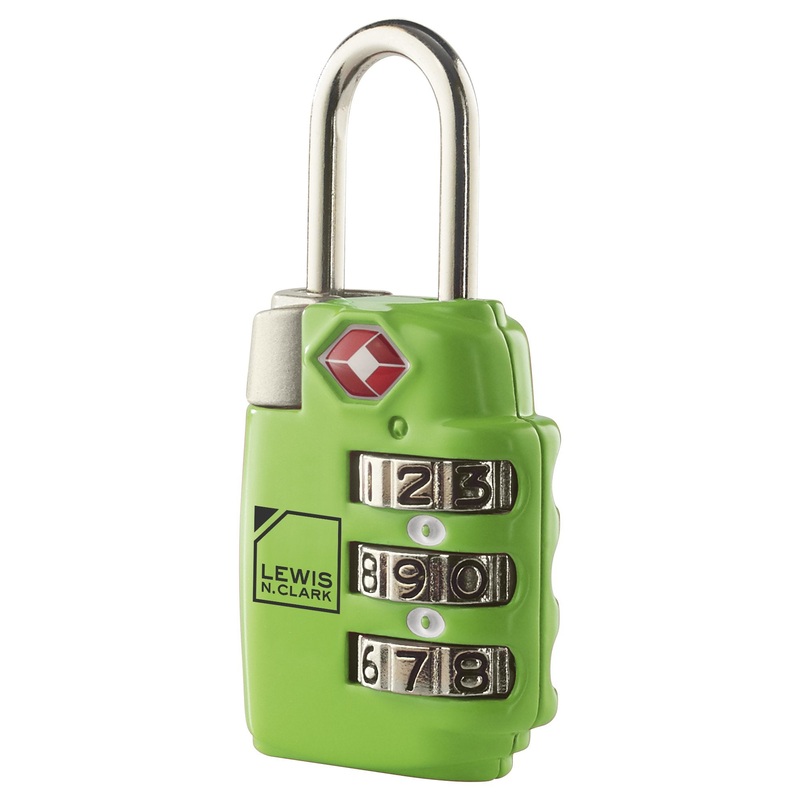 Lewis N. Clark Travel Sentry Large 3Dial Combo Lock