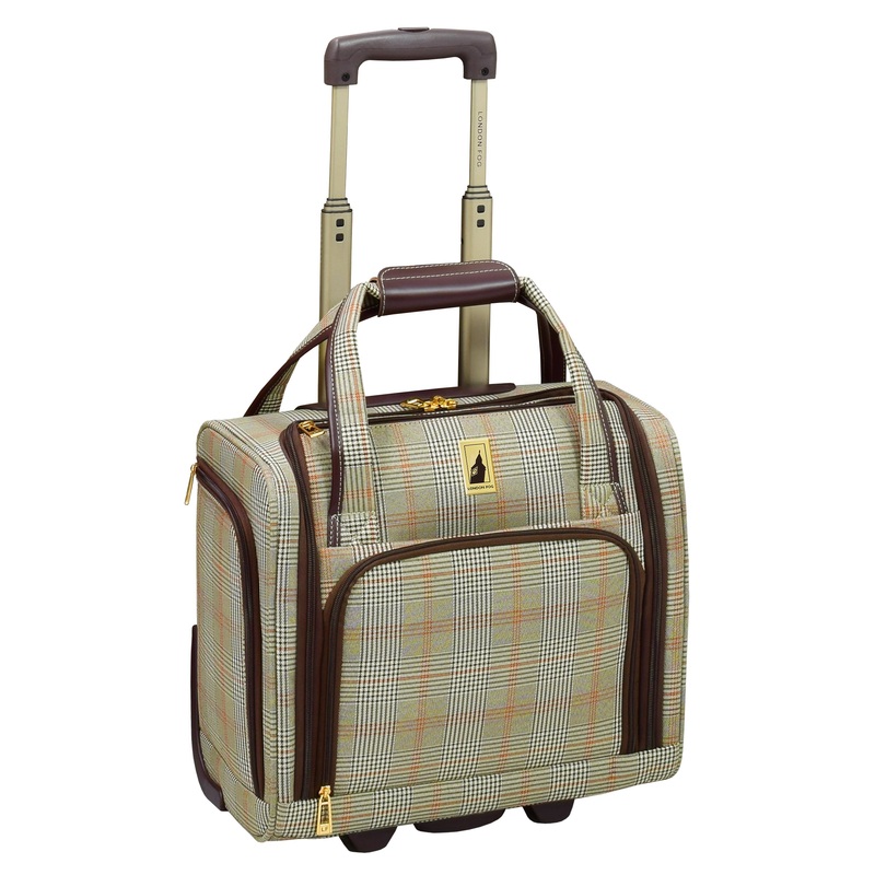 London Fog Knightsbridge 15" 2-Wheel Under The Seat Bag