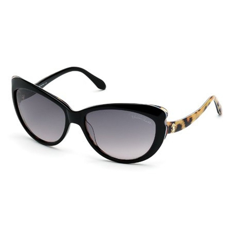 Roberto Cavalli Classic Cat Eye Leopard Sunglasses