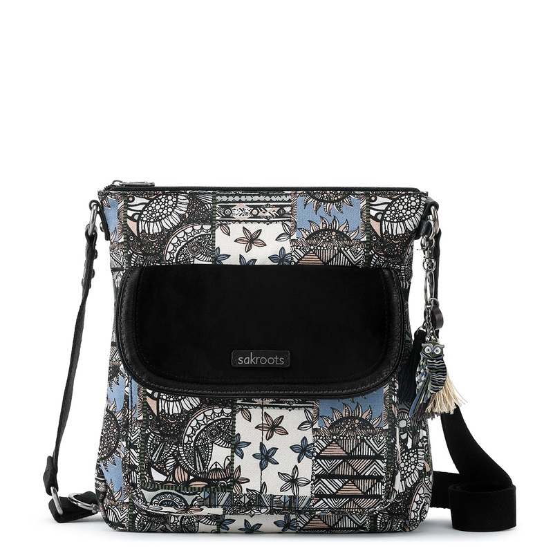 Sakroots Artist Circle Flap Cross-Body Bag