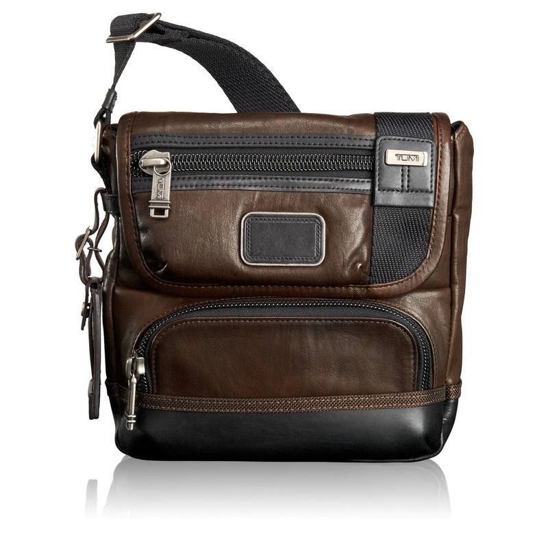 TUMI Alpha Bravo Leather Barstow Crossbody