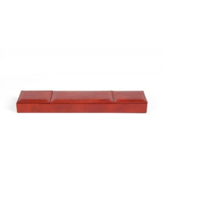 Bosca 3 Compartment Desk Organizer Old Leather