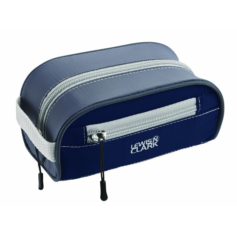 Lewis N. Clark FeatherLight Toiletry Bag 6in x 3in x 3in Midnight