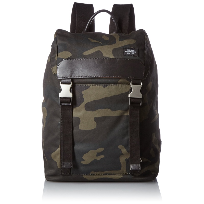 Jack Spade Men's Camo Waxwear Army Backpack