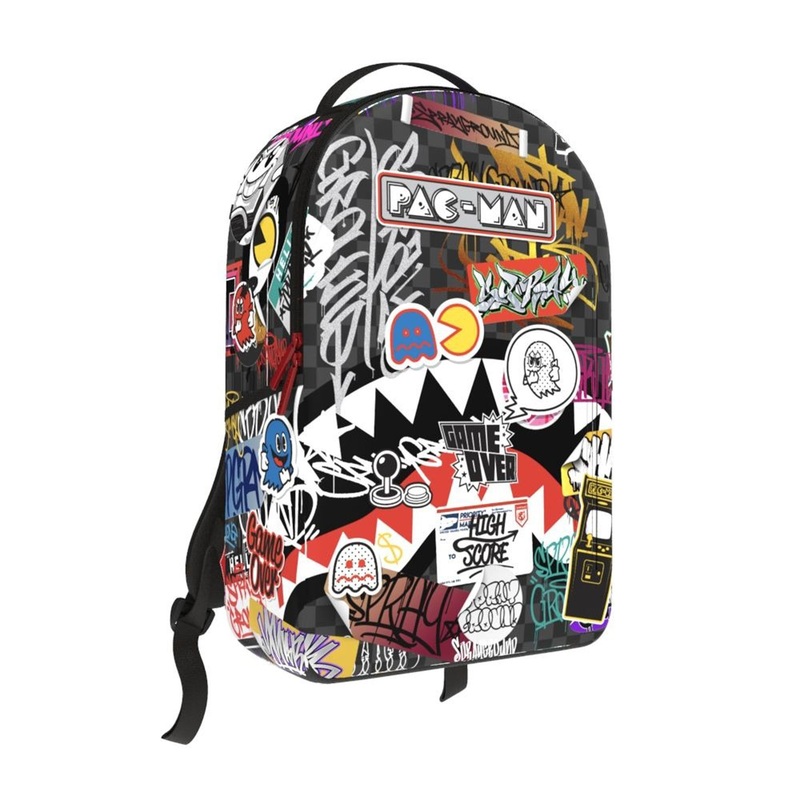 Sprayground Backpack (Pacman Stickers)