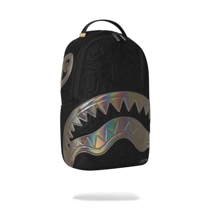 Sprayground DLXSV Backpack (Black Quilted Irridescent)